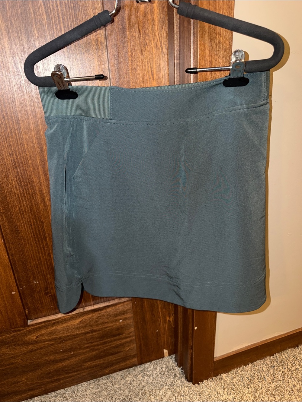 Women's Mini Skirt in Teal - Casual Everyday Style